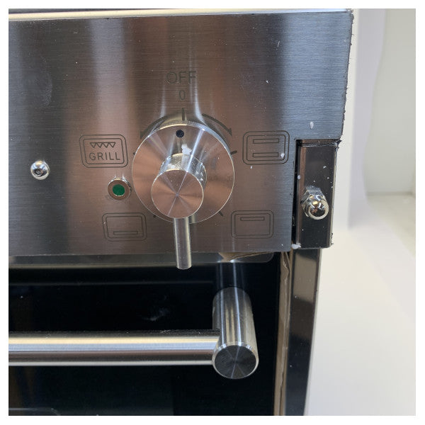 Techimpex Horizon 2F Rustfritt stål induksjons kardansk komfyr 230V - CES2INDUZ000