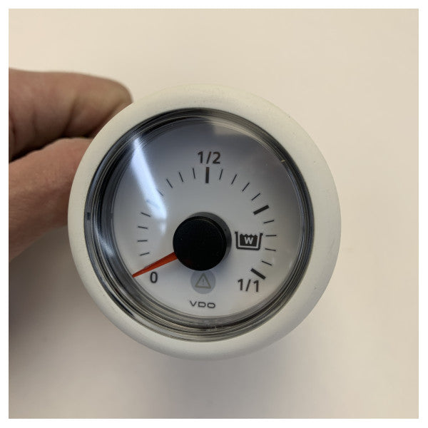 VDO ViewLine Wastewater Level Guage White 12/24V - A2C53210833
