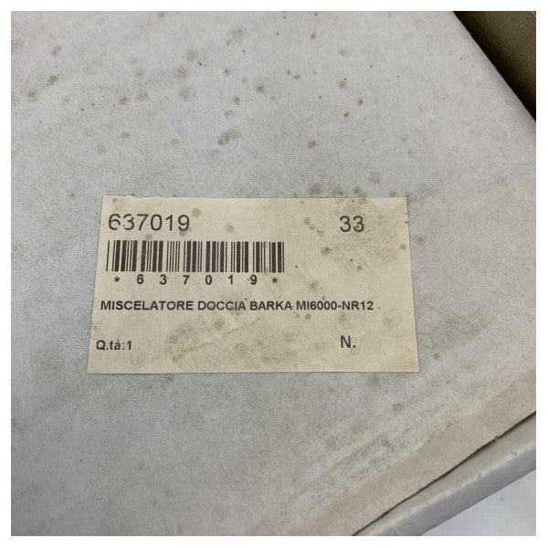 خلاط تحكم دش برافعة واحدة Barka MI6000-NR12 مطلي بالكروم