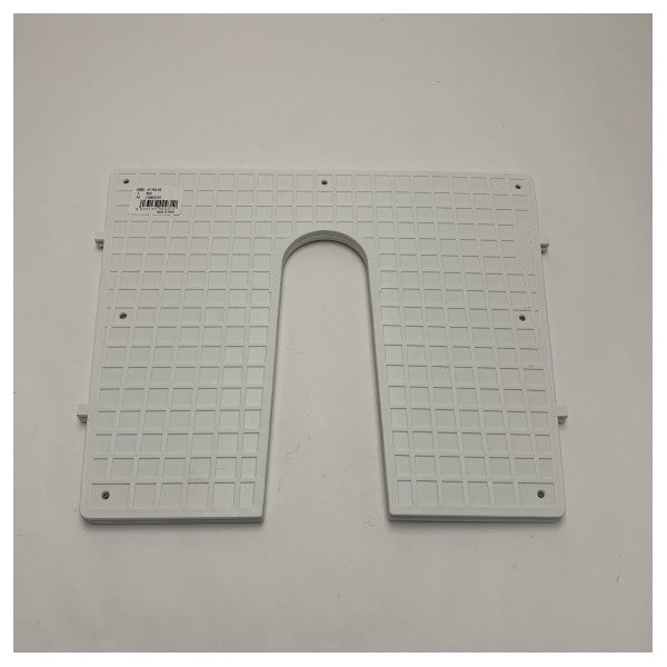 Міцна морська захисна кормова накладка Osculati - стійкий до погодних умов білий пластиковий захист для човна 430x350 мм