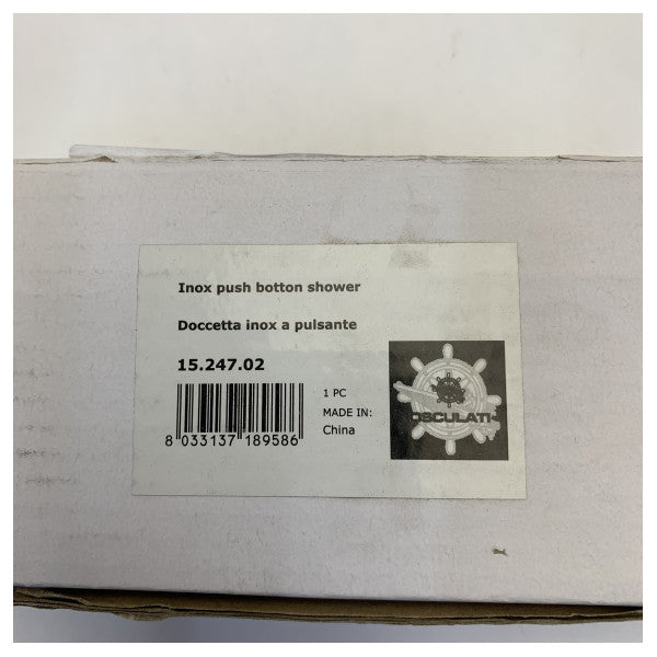 Cabeça de chuveiro retrátil em aço inoxidável Osculati 1524702