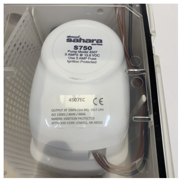 アトウッド 12V グレー水シャワーポンプシステム 56L/min - 750EC