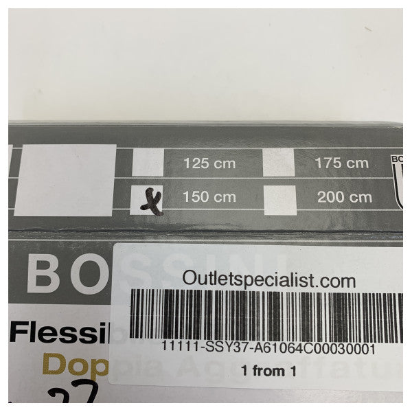 Bossini Flexibler Chrom-Duschschlauch 150 cm - A61064C000300