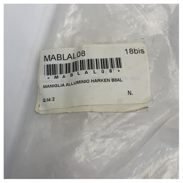 Harken B8AL Manual Sheet Winch Handle Black with Lock 200 mm