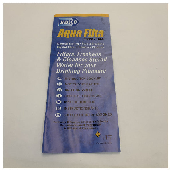 Jabsco 01659-00004 Filtru tal-Aqua Filtru tal-ilma Frisk