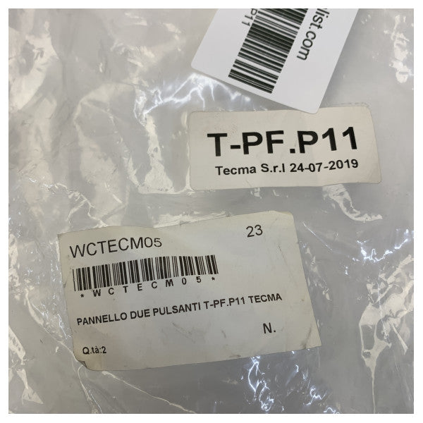 Tecma T-PF.P11 Elektrisk marin toalett kontrollenhet