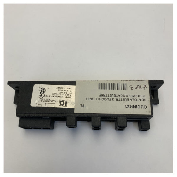 Box di controllo per stufa e grill a 3 fuochi Techimpex - SCATELETTR6F