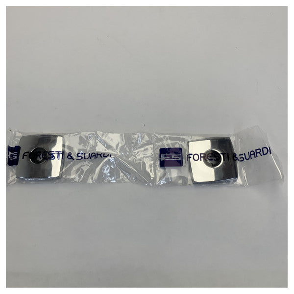 Foresti Suardi Bronzani kromirani kvaka za vrata Kit kvadratni dizajn - 480A.C