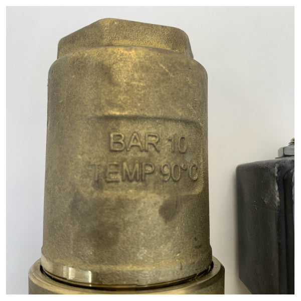 Planus PW.018.00 24V Solenoid Fresh Water Inlet Valve for Electric Toilet