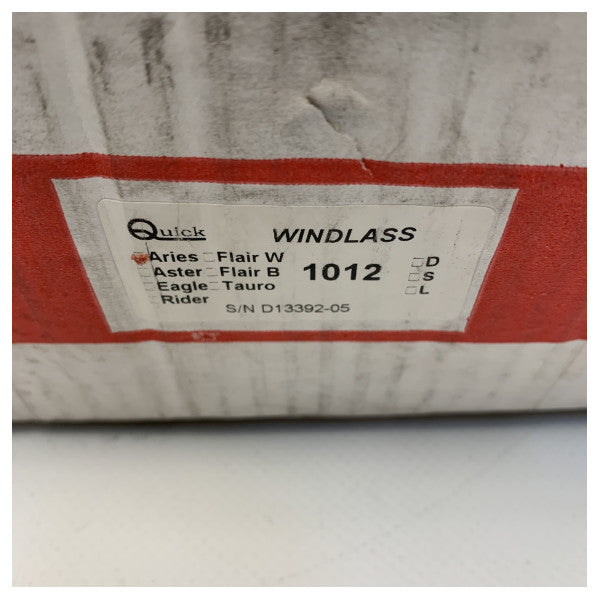 Molinete de ancla eléctrico Lofrans Aries Project 1000 1000W 24V para cuerda de ancla de 10mm Uso marino - 472864