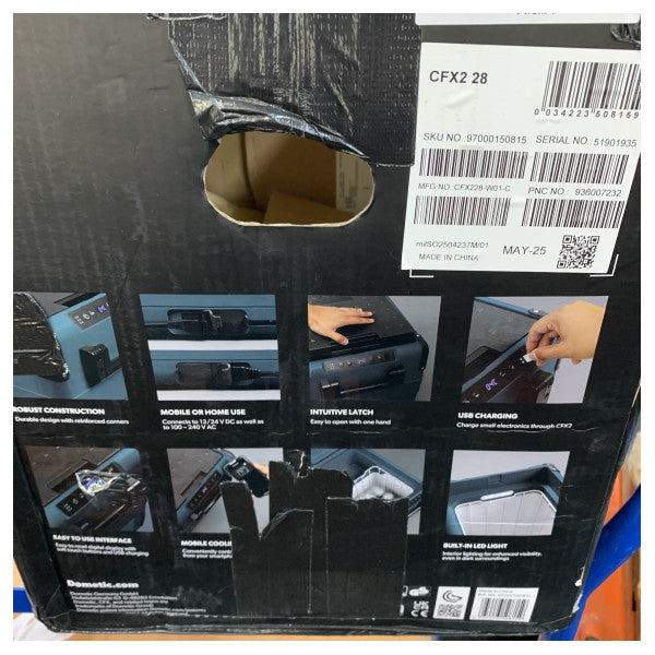 Dometic Caja de enfriamiento CFX2 Compresor 28L 12/24/230V Ocean - 97000150815