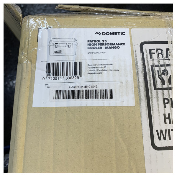Dometic パトロール 35 パッシブクーリングボックス 36L グロー - 9600028795