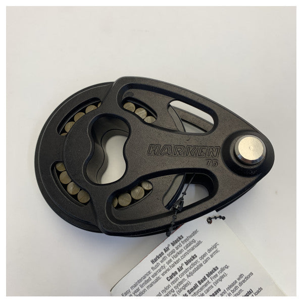 Harken 3047 Aluminium High Load Teardrop Rigging Block 75 mm