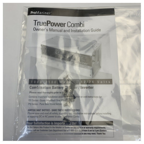 Promariner Truepower Combi 2500W / 120A Зарядний пристрій - Інвертор 12V - 230V