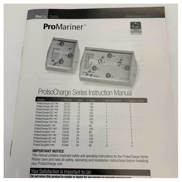 ProMariner ProsolCharge 120 1-3 Battery Isolator 120A 1-3 Batteries