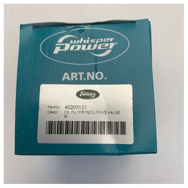 Whisper Power 40203121 Filtru tal-żejt għal magni Mitsubishi Aħdar