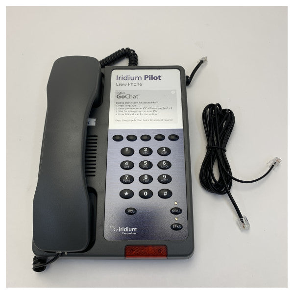 Kit di comunicazione Iridium Pilot Below Decks con telefoni