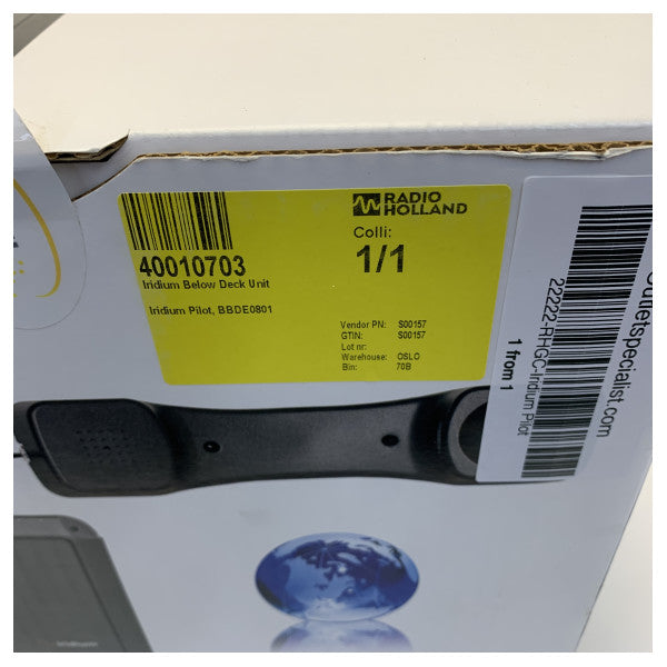 Kit di comunicazione Iridium Pilot Below Decks con telefoni