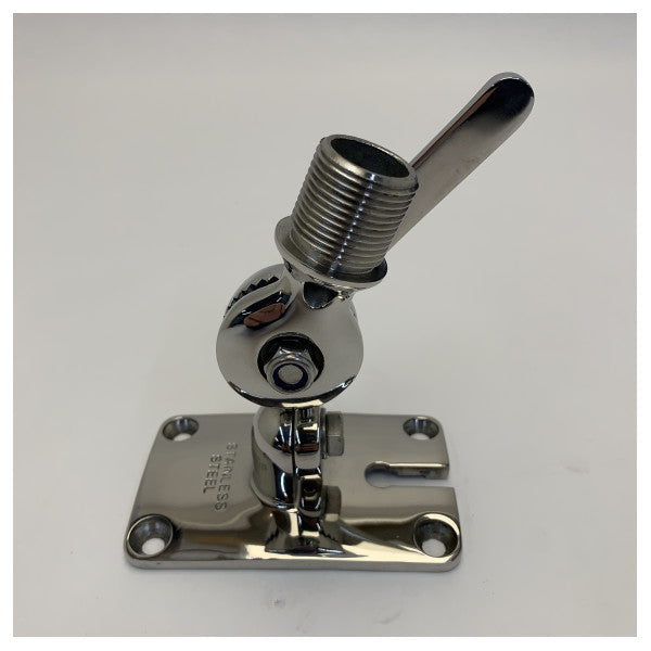 Glomex RA166/00 Universal Antennebeslag i rustfrit stål 4-vejs