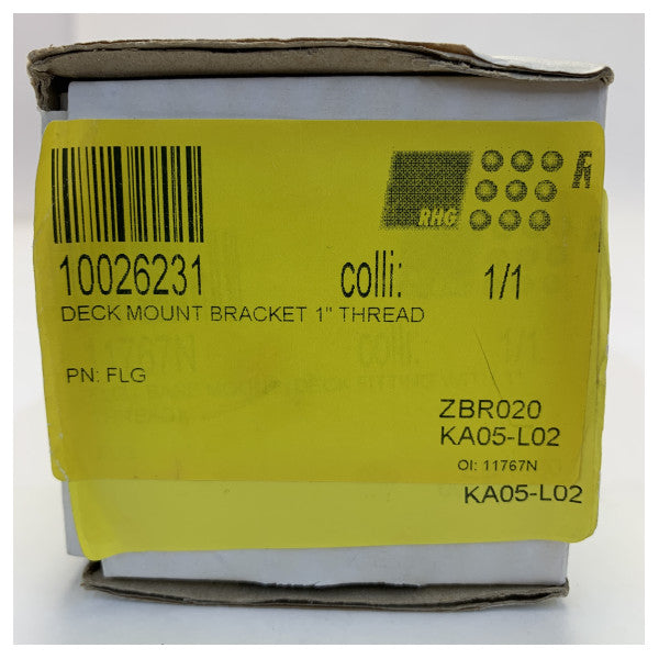 Procom FLG Στήριγμα Τοποθέτησης σε Deck από Ανοξείδωτο Χάλυβα 1 Ίντσα