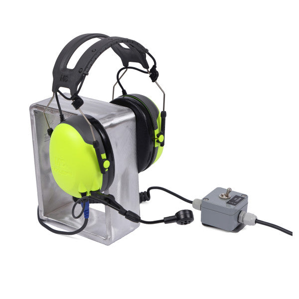 Casque Zenitel avec microphone à perche, serre-tête et câble de 10 m - VSP-36-PEL-Y
