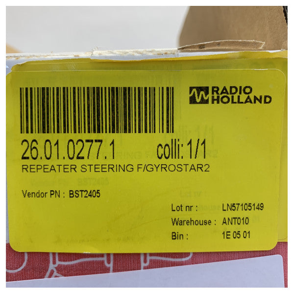 Raytheon Anschutz 133-558-NG001 Gyrostar 2 için Direksiyon Tekrar Paneli