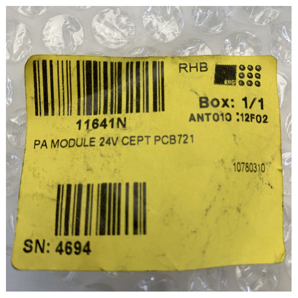 Sailor Skanti Power Amplifier PCB 10780310 250W - 24V