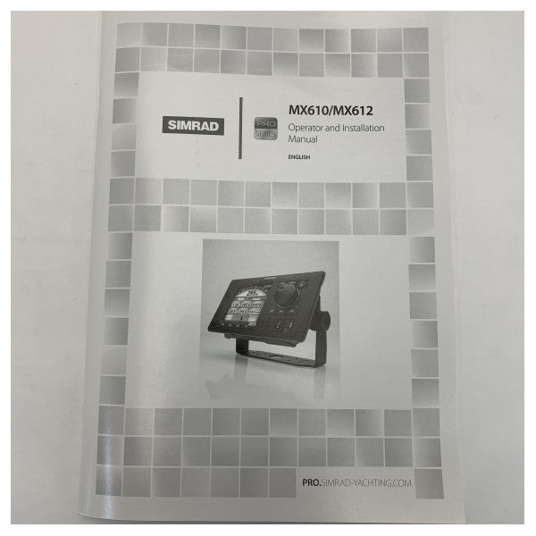 Simrad Pro GPS and DGPS DCU Navigation Display - MX612