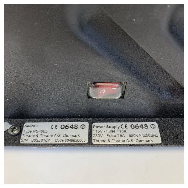 Sailor PS4665 AC strømforsyning 115V-230V / 28VDC 25A - 8046650006