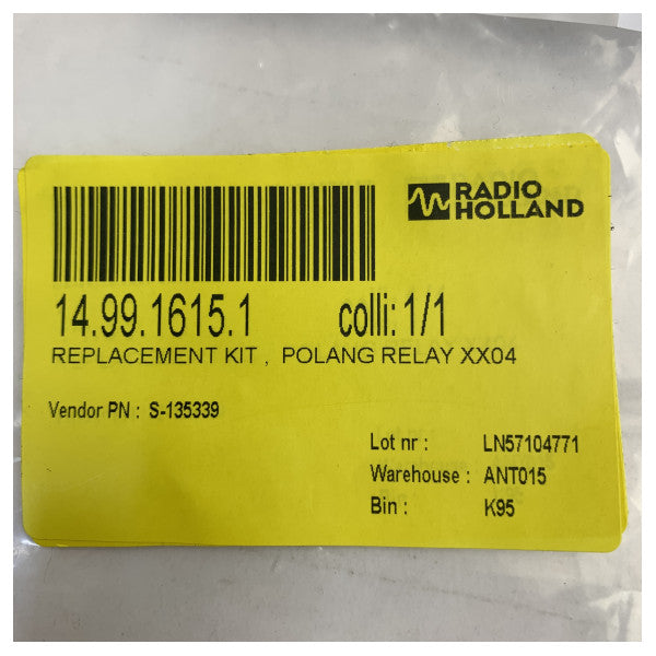 Sea Tel Sostituzzjoni Kit Polang Relay XX04 S-135339