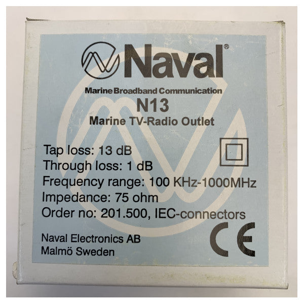 Naval N13 Marine TV-Radio Outlet - 201500