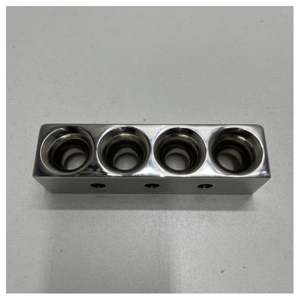 منظم سطح السفينة من 4 قطع من الفولاذ المقاوم للصدأ من بينيتو