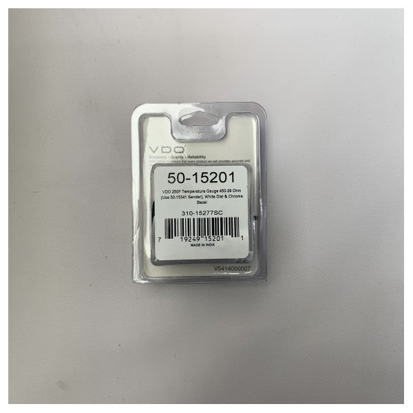 VDO Seachoise White Motor Temperatur Indicator Display - 15201