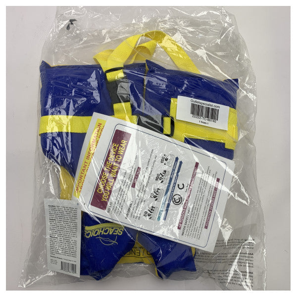 Seachoice 86140 Deluxe Generelt formål Livsvest Blått/gult barn