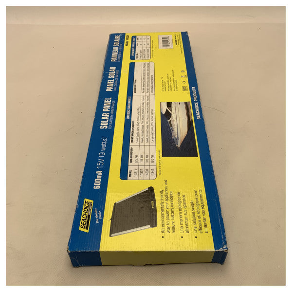 Seachoice 9W 600mA 15V Black Solar Panel - 14331