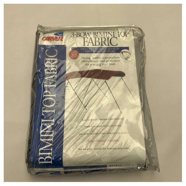 مقدمة كارفر 3 كارفر 73 إلى 78 بوصة غطاء قماشي أسود نفاث من القماش الأسود النفاث - 403A02