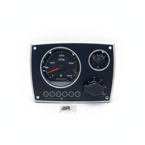 Vetus MPA22KBS2 Alu 2 12V Engine Control - Instrument Panel 0 - 4000 RPM