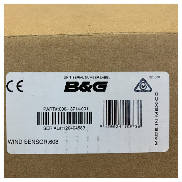 B&G 000-13714-001 608 Masthead Wind Transducer NMEA