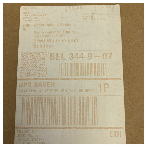 B&G 000-13714-001 608 Masthead Wind Transducer NMEA