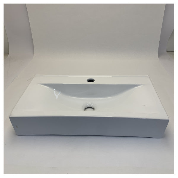 Steeler Yachts 7061-60 Modern Yacht Washbasin - White Marine Sink