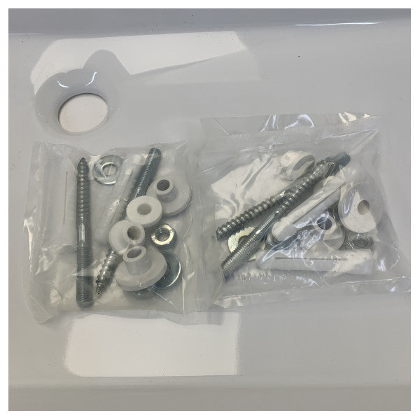 Azzure HOL80MB1-T Évier carré Élégance 80 x 46 avec trop-plein