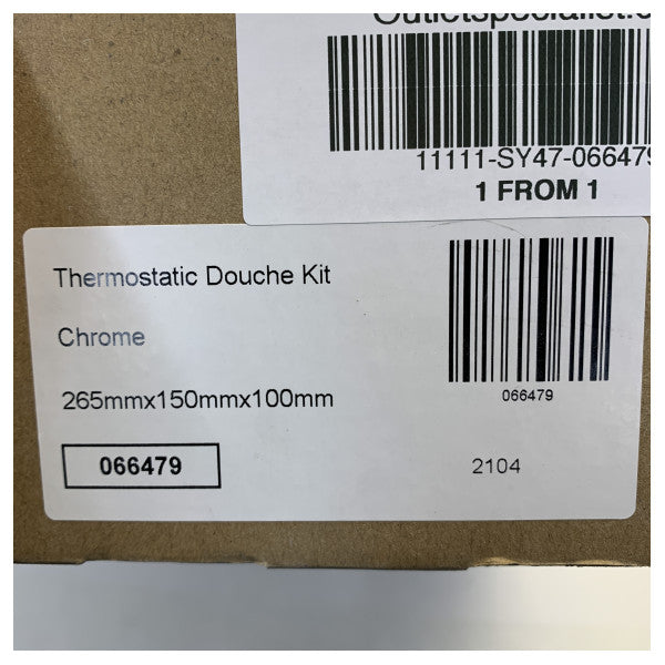 Milano Mirage termostatisk brusesæt krom - 066479