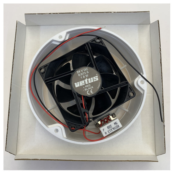 مروحة فينتوس FAN24 البحرية الكهربائية البيضاء بسرعتين