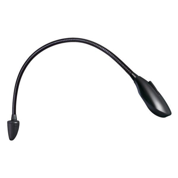 Lampe de lecture LED Quick Shark 50 réglable composite noire 12/24V