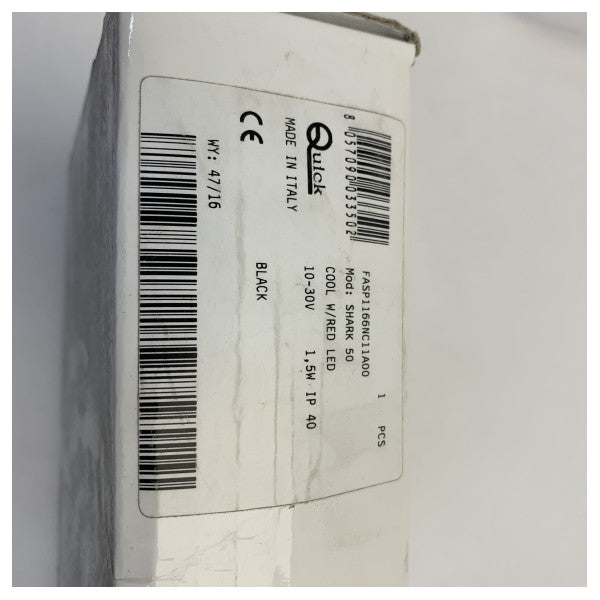 Lampe de lecture LED Quick Shark 50 réglable composite noire 12/24V