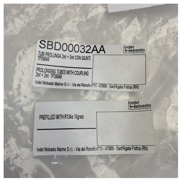 Isotherm SBD00032AA Kompressor zu Kühlschrank Anschluss-Schlauchset 2M