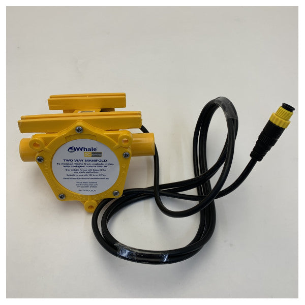 Valas WM2582B 2-suuntainen musta vesimanifolde 1 tuumaa