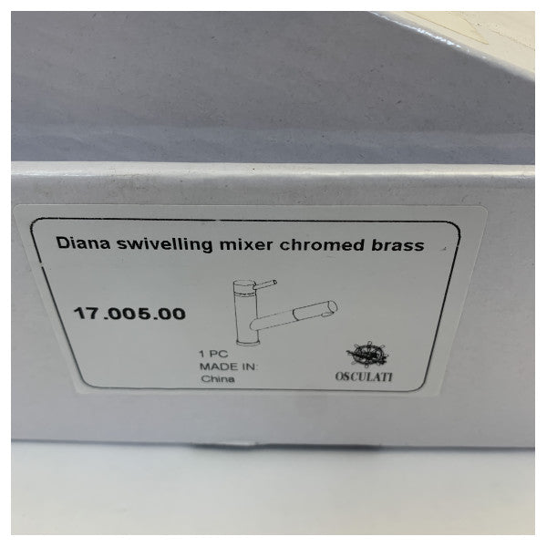 Osculati Diana Mixer-Armatur Chrom Einhebel Messing - 17-005-00