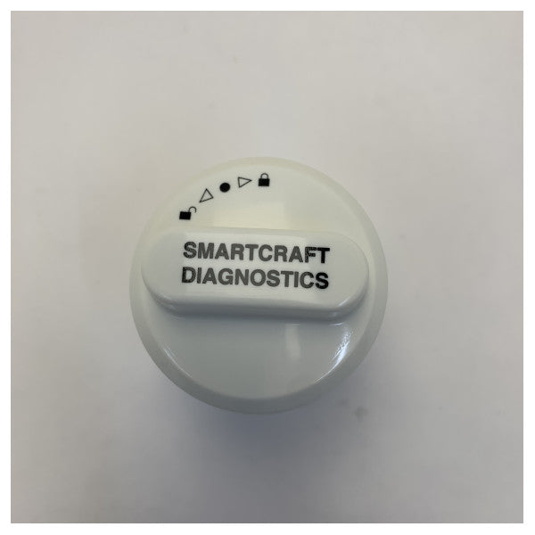 Сглобка на запушалка за диагностичен порт на Меркурий 8M0046339 Бяла