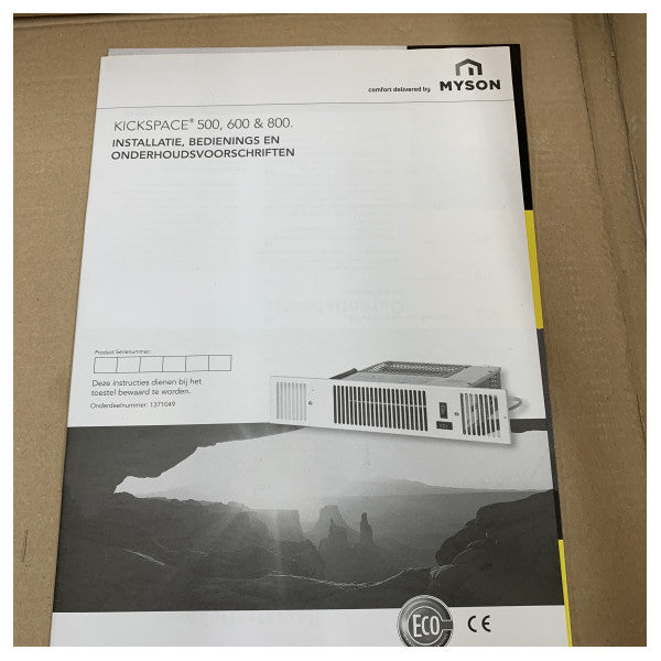 Remeha Kickspace KS-600-G Chauffage de plinthe 230V